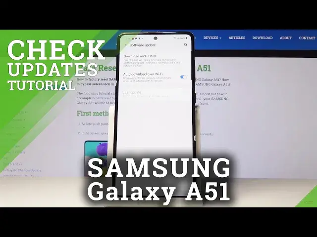 Video thumbnail for How to Enable Automatic Software Update in Samsung Galaxy A51 – Auto-Update Activation