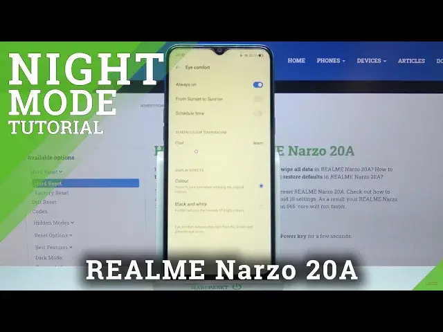 Video thumbnail for REALME Narzo 20A – Activate & Set Up Night Mode