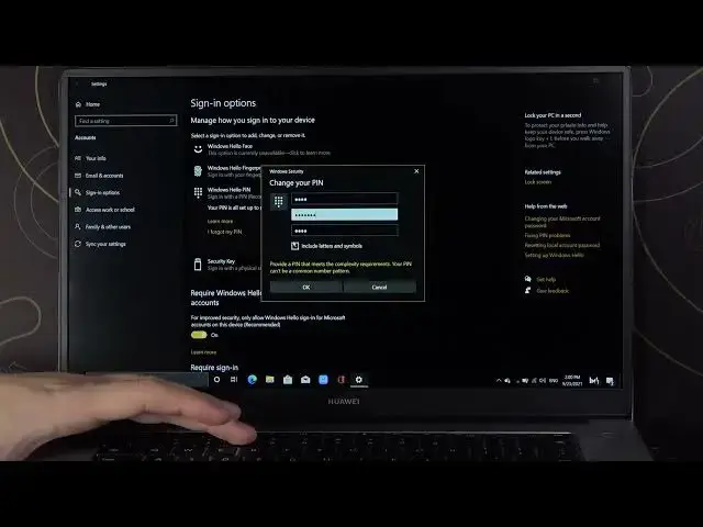 'Video thumbnail for How to Change Account Password in Huawei MateBook D15?'