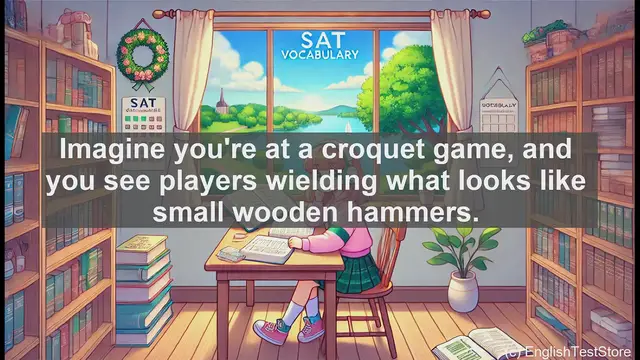 Video thumbnail for 5000 Must Know SAT Vocabulary - SAT Vocabulary: Understanding the Word 'Mallet'