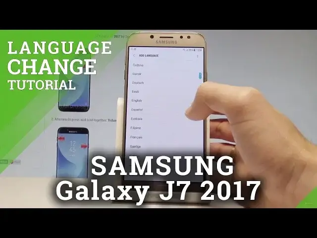 'Video thumbnail for How to Change Language in SAMSUNG Galaxy J7 2017 |HardReset.Info'
