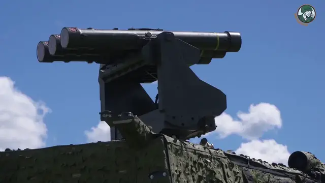 'Video thumbnail for SAAB introduces vehicle based MSHORAD system RBS 70 NG DSEI 2017 defence exhibition  London UK'