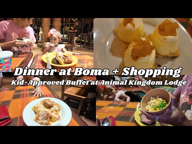 Video thumbnail for Boma Buffet Dinner at Animal Kingdom Lodge