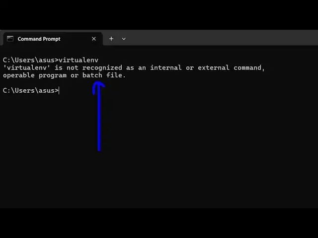 Video thumbnail for How to fix virtualenv is not recognized as an internal and external command Error