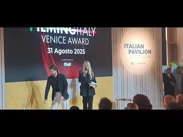 Video thumbnail for Venice Film Festival, Filming Italy Awards