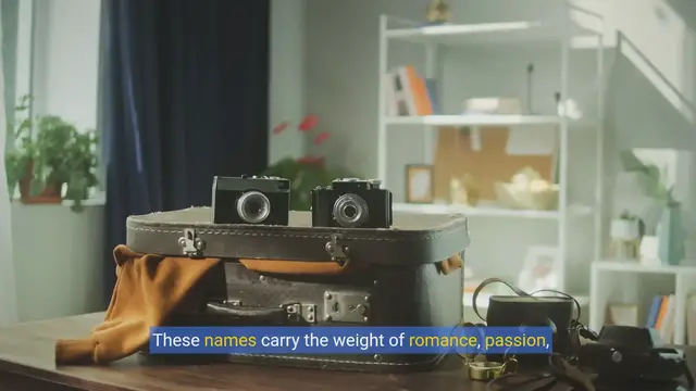 Video thumbnail for Timeless Names Inspired by Famous Historical Love Stories