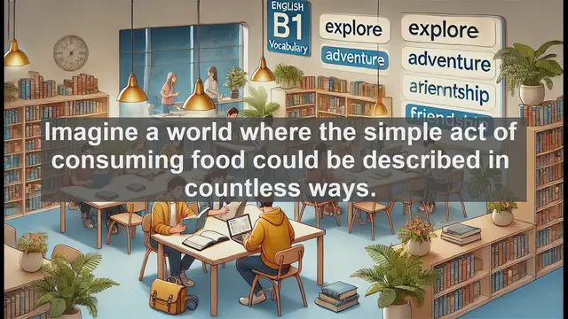 Video thumbnail for 2500 Must Know CEFR B1 Vocabulary - The Word 'Eat': More Than Just Consuming Food