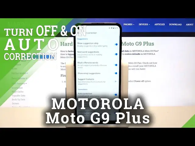 'Video thumbnail for Text Correction Option - Allow Auto-Correction on MOTOROLA Moto G9 Plus'