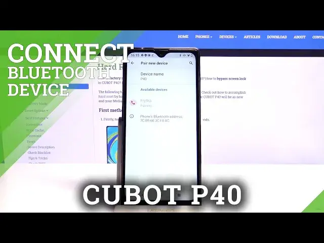'Video thumbnail for How to Connect Bluetooth Device with CUBOT P40 – Bluetooth Connection'