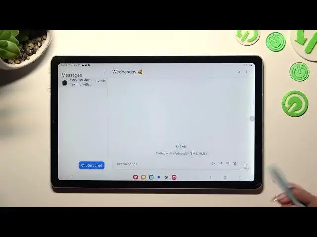 'Video thumbnail for How to Add Pictures & Photos to Text Messages on Samsung Galaxy Tab s6 Lite 2022?'