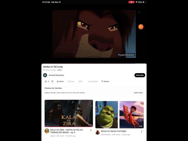 Video thumbnail for Simba destroyed tai lung | @patrickbell7035