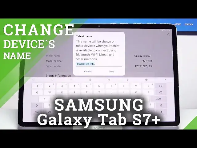 'Video thumbnail for How to Change Device Name in Samsung Galaxy Tab S7+?'