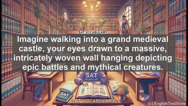 Video thumbnail for 5000 Must Know SAT Vocabulary - SAT Vocabulary: Understanding 'Tapestry' and Its Uses