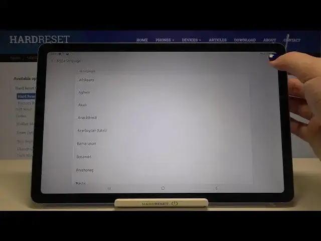 Video thumbnail for How to Change System Language in Samsung Galaxy Tab S6 Lite – List of Languages