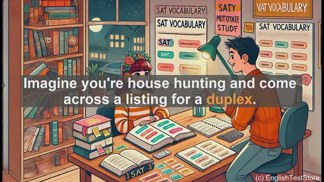 Video thumbnail for 5000 Must Know SAT Vocabulary - What is a Duplex? Understanding This Unique Housing Type