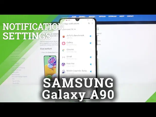 Video thumbnail for Notifications Settings in SAMSUNG Galaxy A90 – Customize Notifications