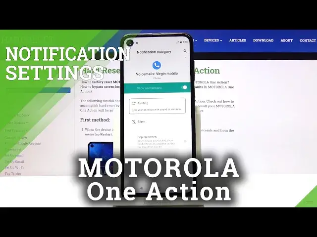 Video thumbnail for How to Change Voicemail Notification in Motorola One Action - Voicemail Sound