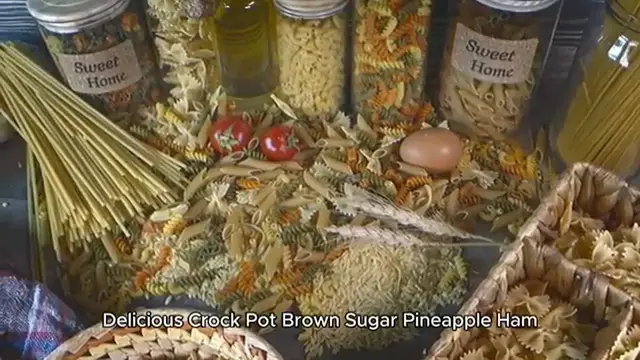 'Video thumbnail for Delicious Crock Pot Brown Sugar Pineapple Ham A Family Favorite'