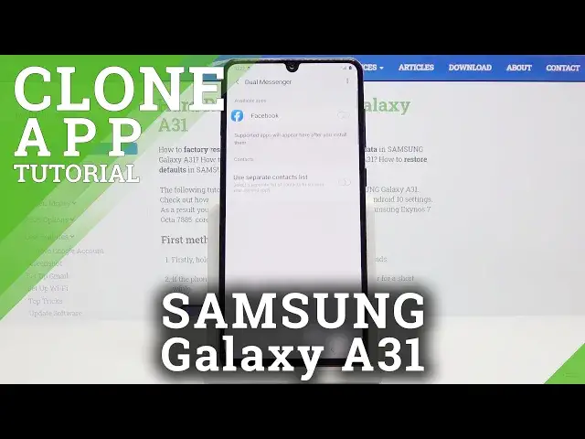 Video thumbnail for How to Clone Application in Samsung Galaxy A31 – Create Clone of App
