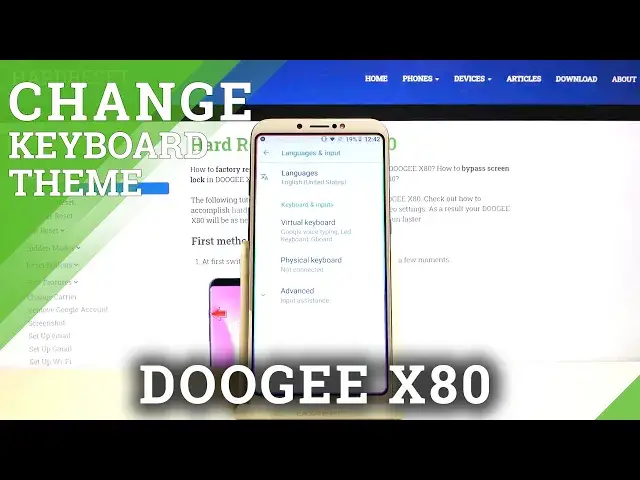 'Video thumbnail for How to Change Keyboard Theme on Doogee X80 - Personalize Keyboard Background'