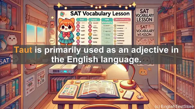Video thumbnail for 5000 Must Know SAT Vocabulary - Understanding 'Taut': A Key SAT Vocabulary Word