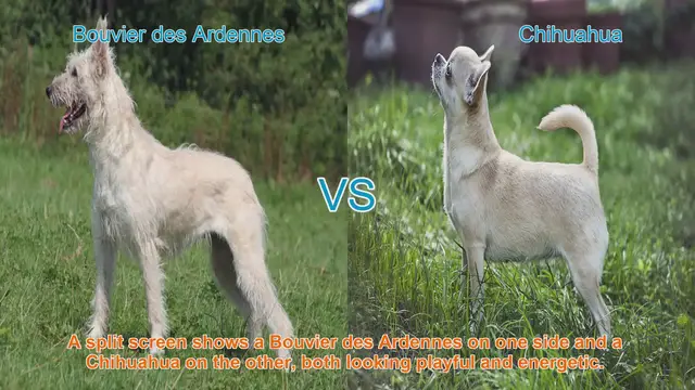 Video thumbnail for Bouvier des Ardennes vs. Chihuahua: A Breed Comparison