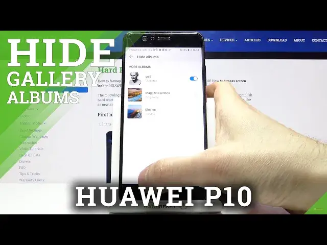 'Video thumbnail for How to Hide Photo Albums in HUAWEI P10 – Make Albums Private'