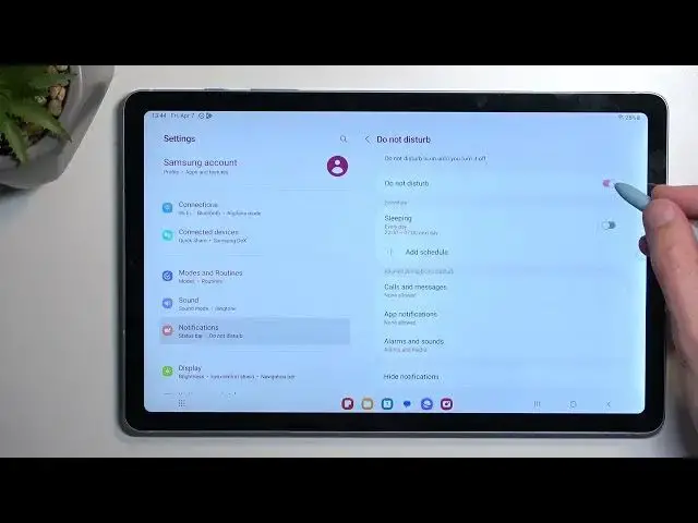 'Video thumbnail for How to Enable Do Not Disturb Mode in SAMSUNG Tab S6 Lite 2022 - Make Device Silent'