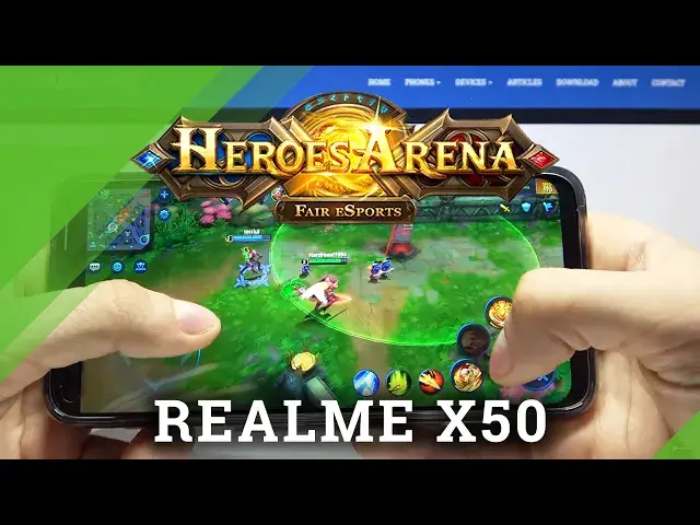 Video thumbnail for Realme X50 - Heroes Arena * MOBA * Gameplay Checkup