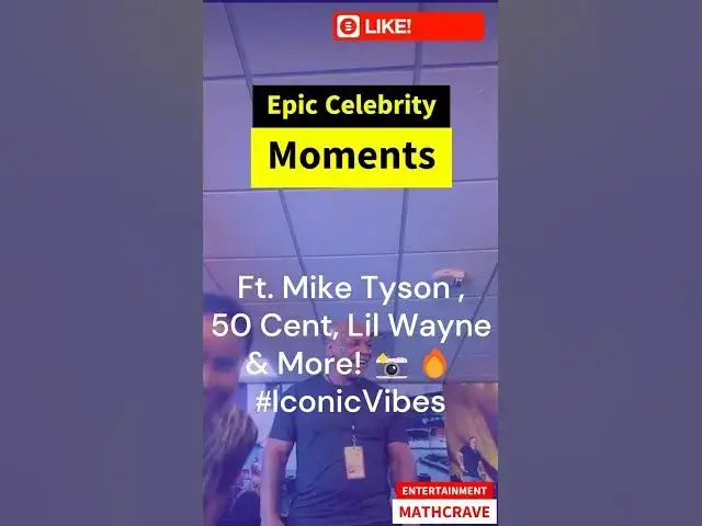 'Video thumbnail for Epic Celebrity Moments 🤩 Ft. 50 Cent & Lil Wayne,  MIKE Tyson,  & More! 🎤🔥 #LegendaryVibes"'