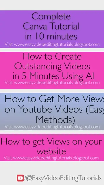 'Video thumbnail for Canva tutorial for beginners tips tricks part 1 Shortcut keys'