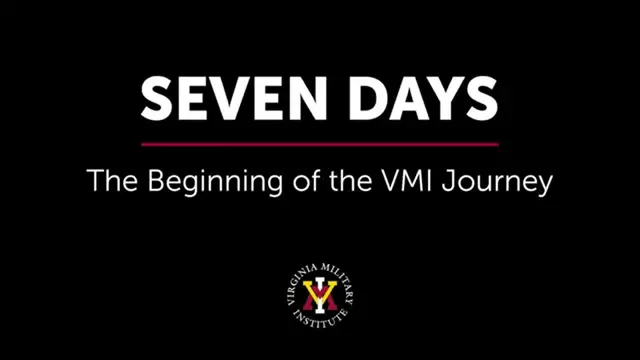 Video thumbnail for Seven Days - The Beginning of the VMI Journey