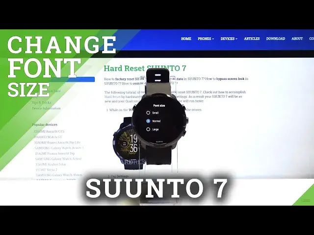 'Video thumbnail for How to Change Font Size in SUUNTO 7 – Customize Fonts'