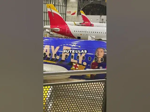 Video thumbnail for ASÍ ES EL AVIÓN EXCLUSIVO DEL BARÇA FEMENINO PARA EL CLÁSICO