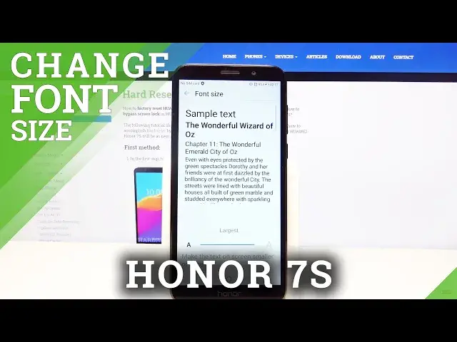 'Video thumbnail for How to Change Font Size in Honor 7S?'