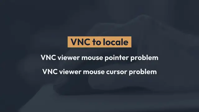 Video thumbnail for Enable mouse cursor toggle from remote : Kordinate