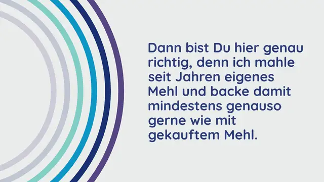 Video thumbnail for Mehl selber mahlen: 7 Möglichkeiten für Zuhause