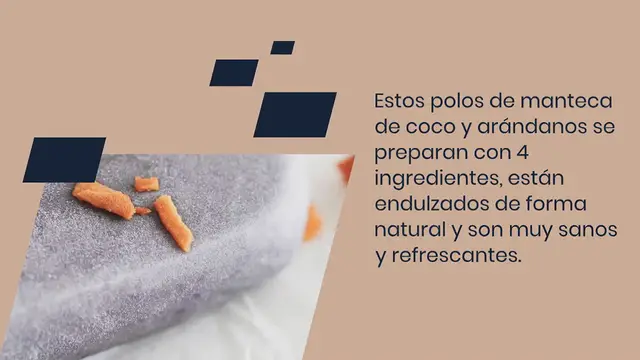 Video thumbnail for Polos de Manteca de Coco y Arándanos