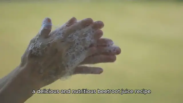 Video thumbnail for Beetroot juice recipe