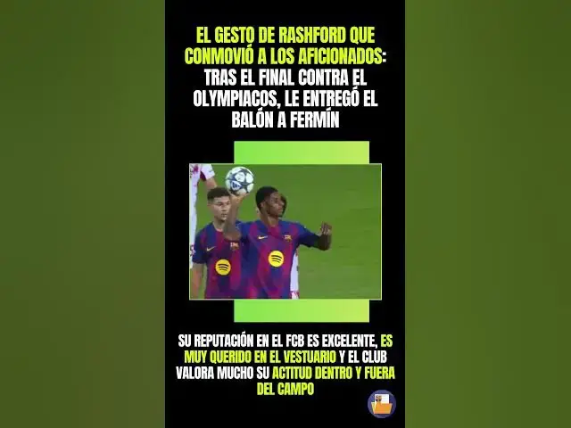 Video thumbnail for RASHFORD Y SU GRAN CONEXIÓN CON EL FCB