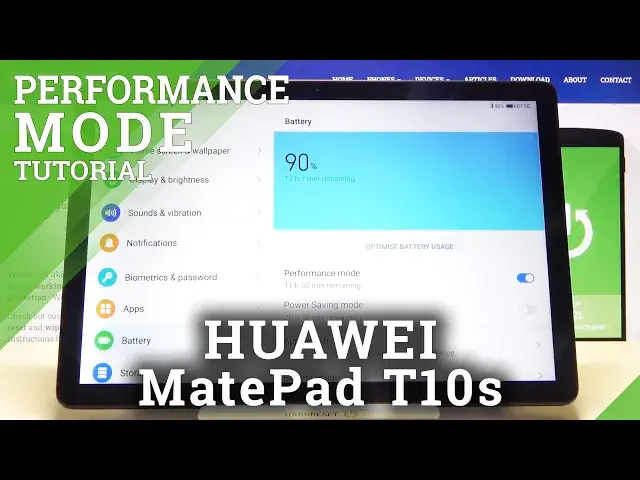Video thumbnail for How to Turn On High Performance Mode on HUAWEI MatePad T10s – High Performance Mode