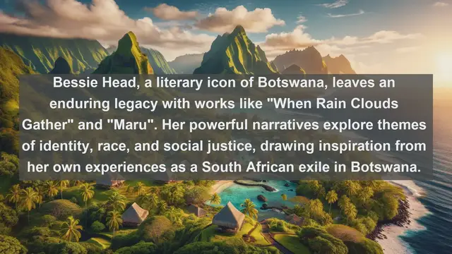 Video thumbnail for Discovering Botswana's Literary Gems: Top 10 Renowned Writers from the Heart of Africa