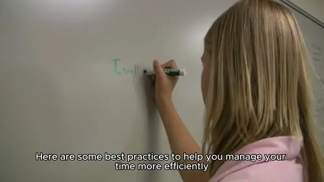 Video thumbnail for Best Practices for Time Management