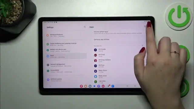 Video thumbnail for How to Reset App Preferences in SAMSUNG Galaxy Tab S9 FE?