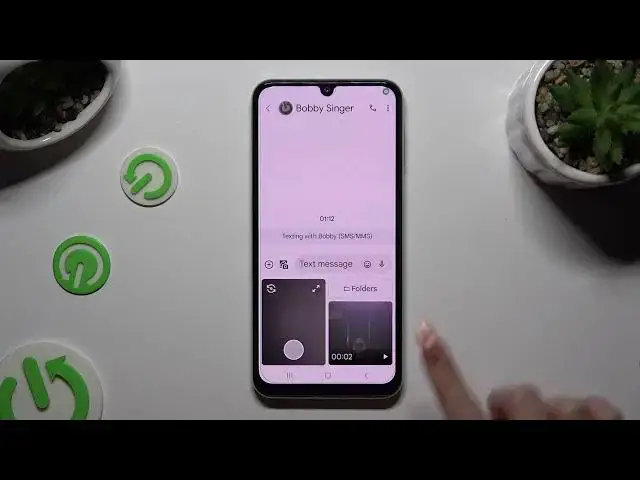 'Video thumbnail for How to Attach an Audio/Video Files to a Text Message on a SAMSUNG Galaxy M34'