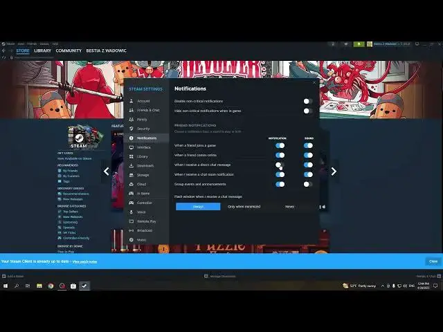 Video thumbnail for How To Manage Messages Notifications On Steam 2023 | Steam NEW UI UPDATE