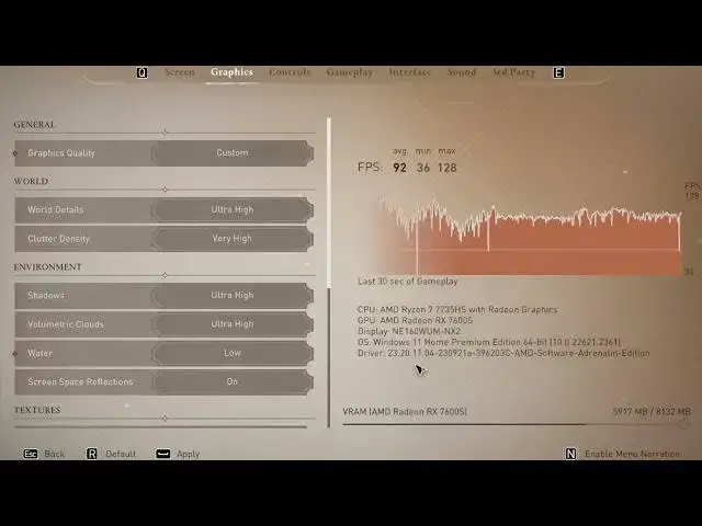 Video thumbnail for How to Change Water Quality in Assassin's Creed Mirage? | Change Water Textures Details