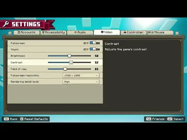 'Video thumbnail for How To Change Contrast Level in Minecraft Legends'