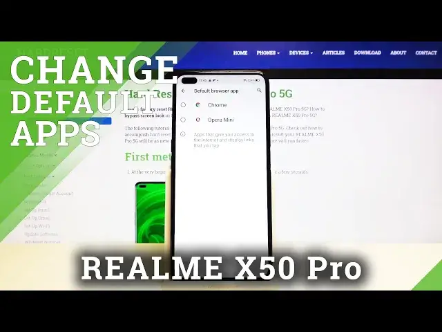 'Video thumbnail for How to Set Up App as Defaults in Realme X50 Pro – Find Default Apps List'