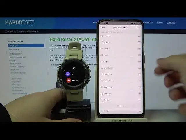 Video thumbnail for How to Customize Watch Display in XIAOMI Amazfit T-Rex – Set Watch Face